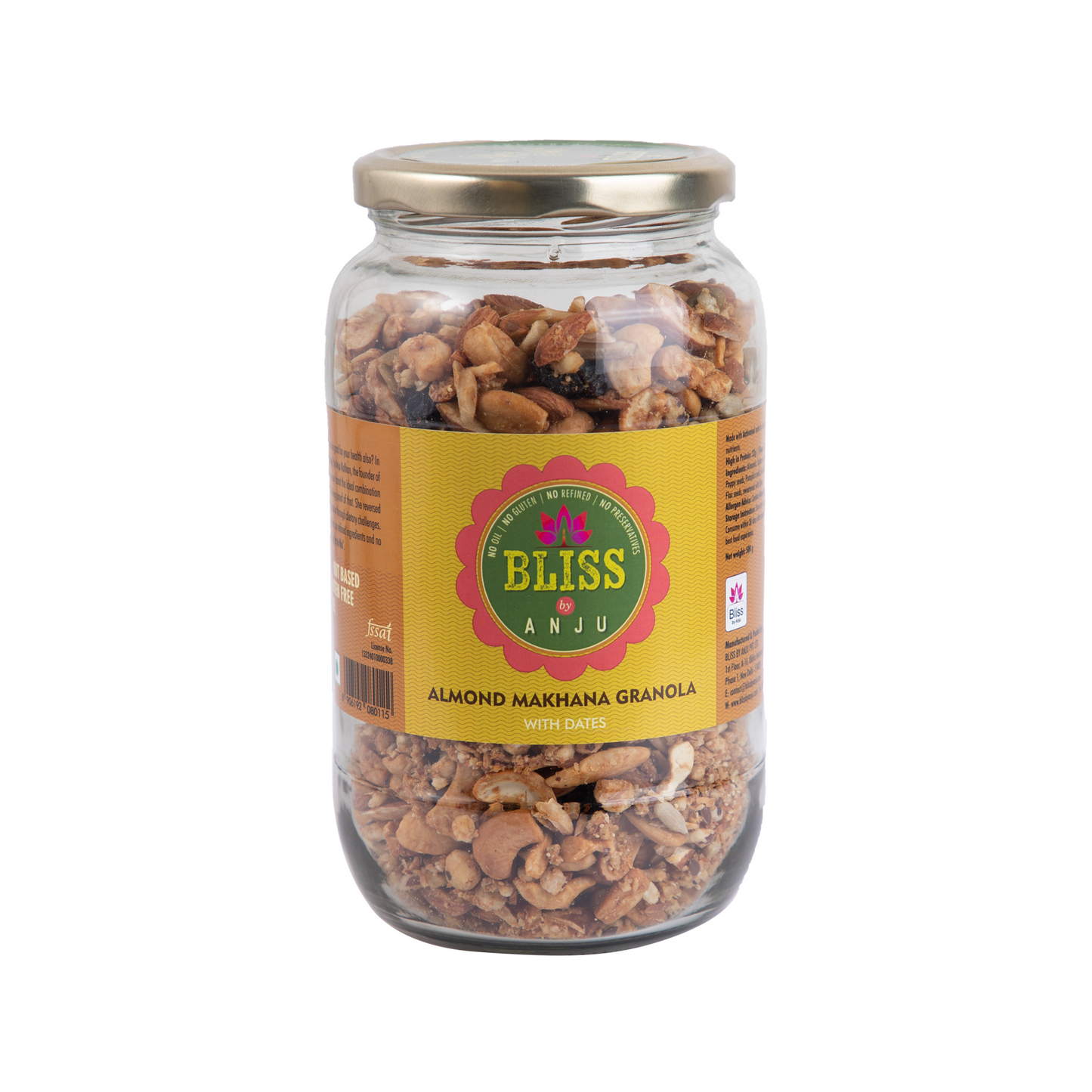 Almond Makhana with Dates Granola, 500g
