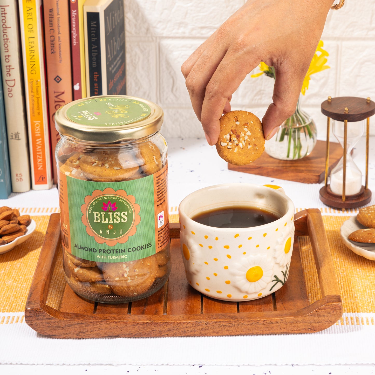 ALMOND PROTEIN COOKIES WITH TURMERIC (BIG)