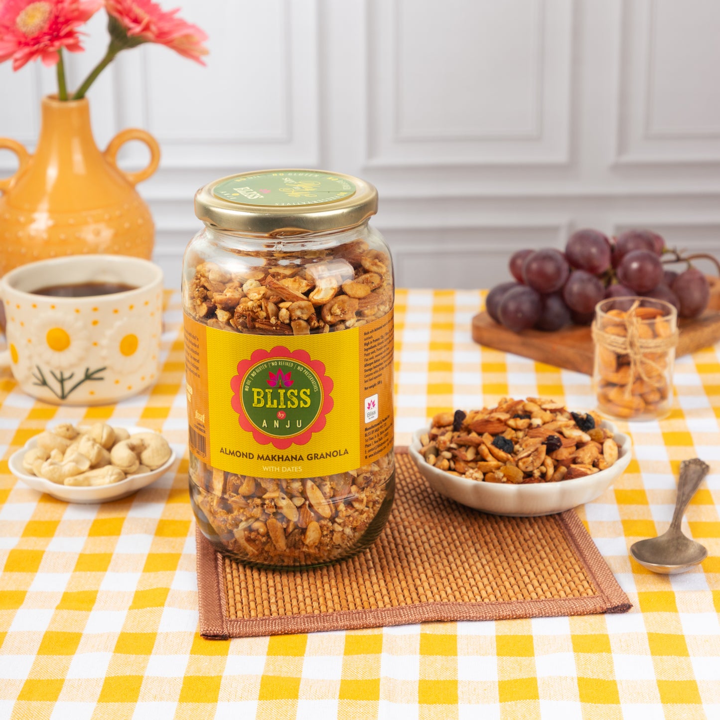 Almond Makhana with Dates Granola, 500g