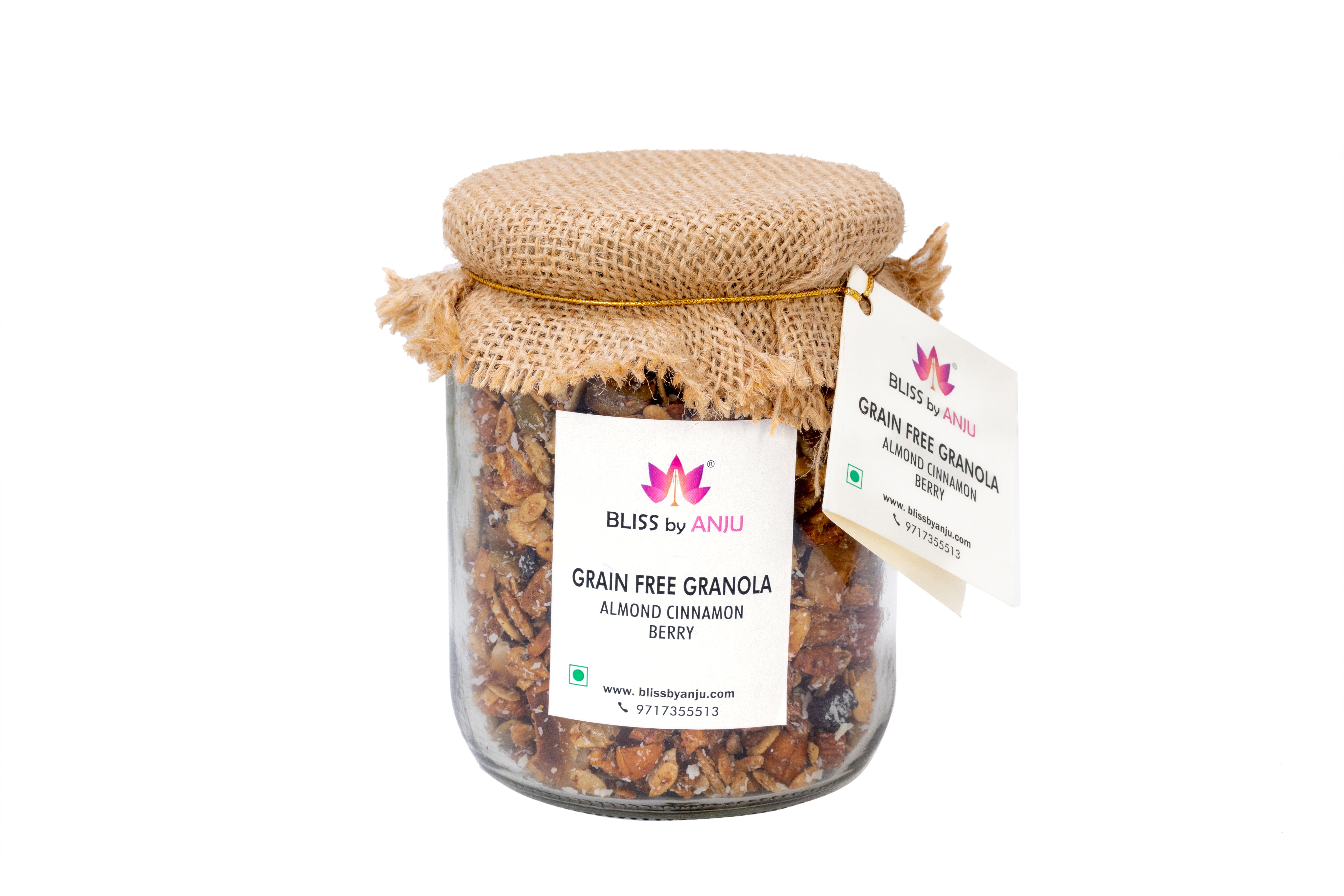 Grain Free Granola Almond Cinnamon Berry, 250 g