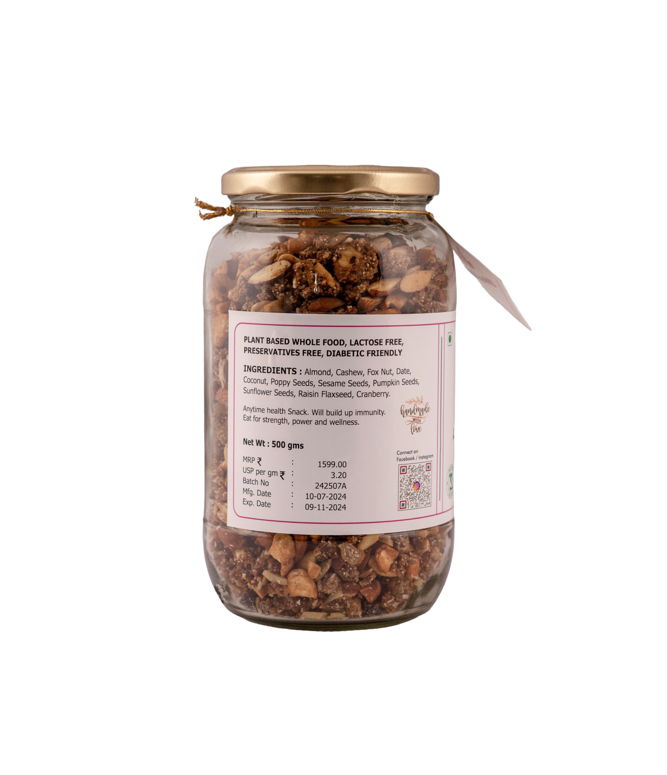 Nuts & Seeds Trail Mix, 500g