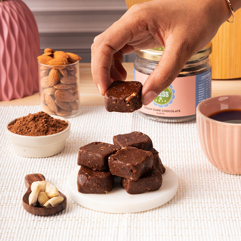 VEGAN DARK CHOCOLATE BURFEE