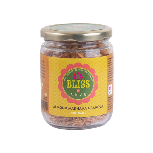 Almond Makhana Granola with Dates