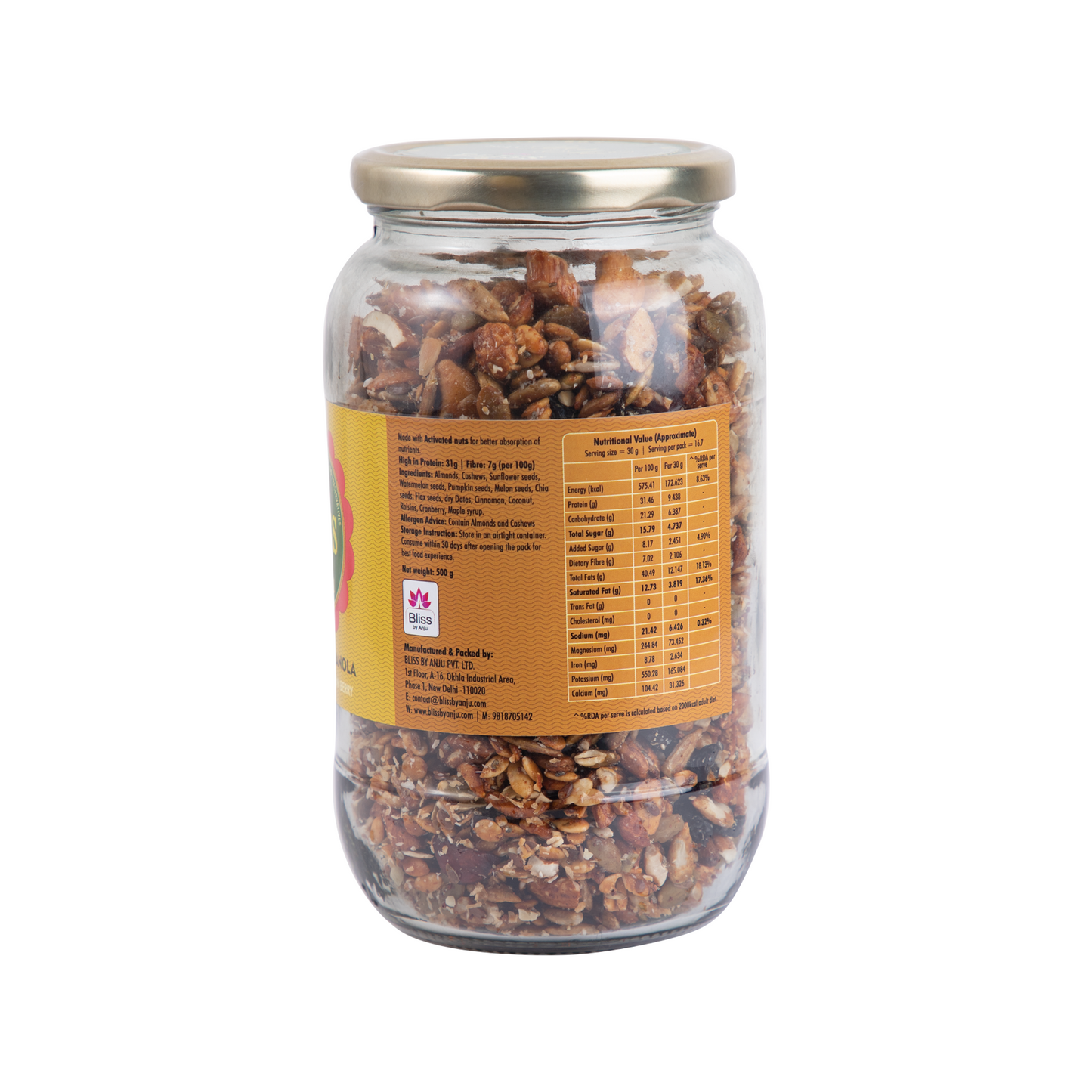 GRAINFREE CINNAMON BERRY GRANOLA (BIG)