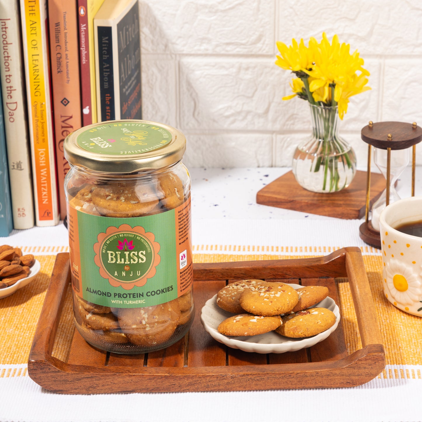 ALMOND PROTEIN COOKIES WITH TURMERIC (BIG)