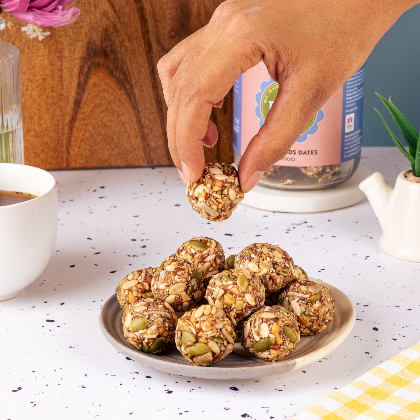 Multi Seeds Ladoo With Real Dates