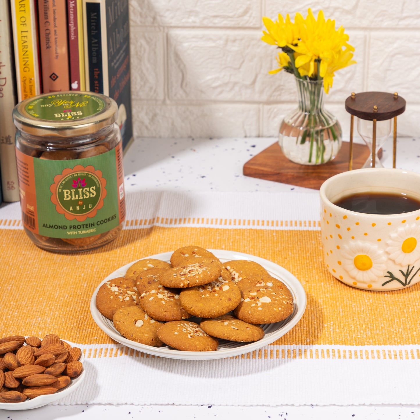 ALMOND PROTEIN COOKIES WITH TURMERIC (SMALL)