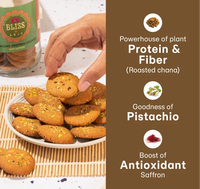 Channa Sattu Pistachio Protein Cookies (Small)