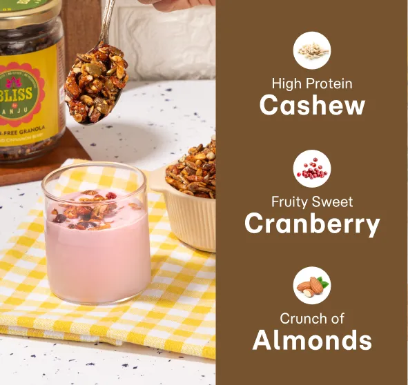 Grain Free Almond Cinnamon Berry Granola (Big)