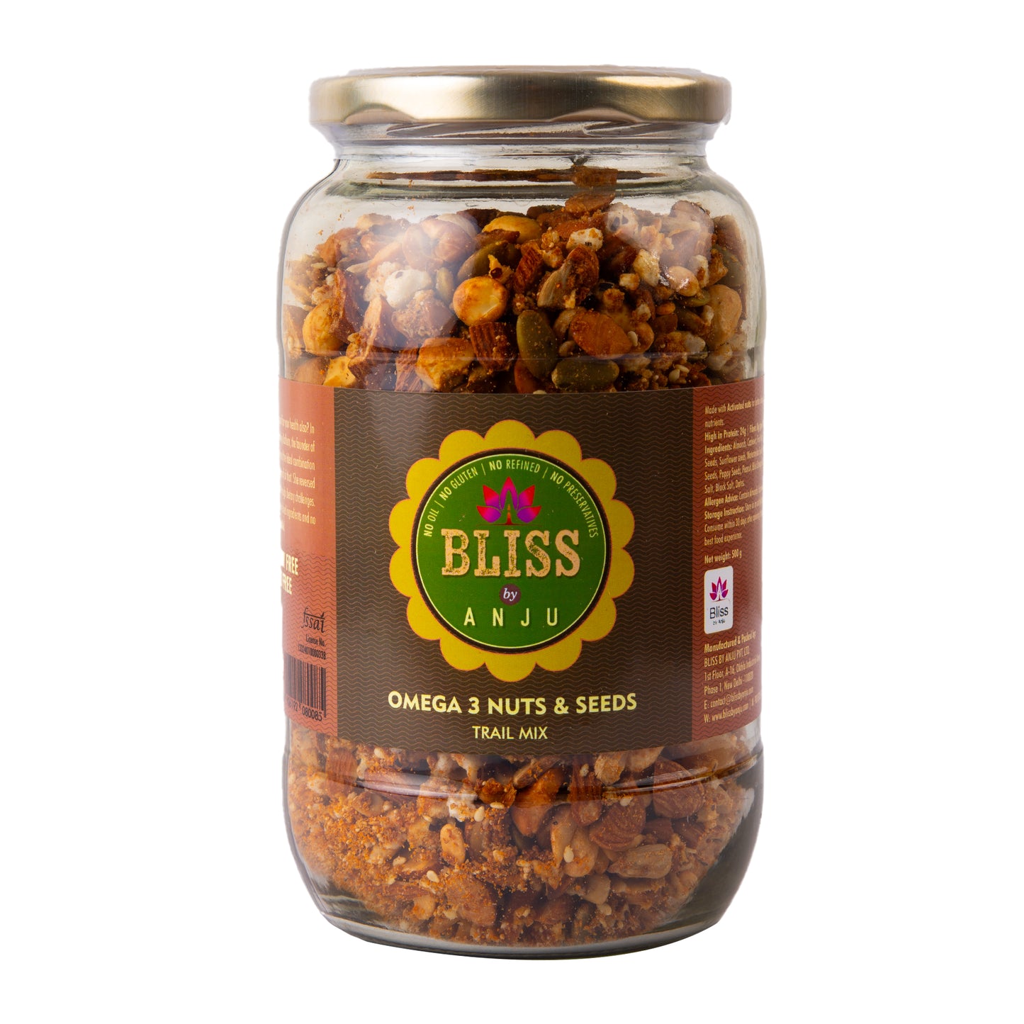 OMEGA 3 NUTS & SEEDS TRAIL MIX (BIG)