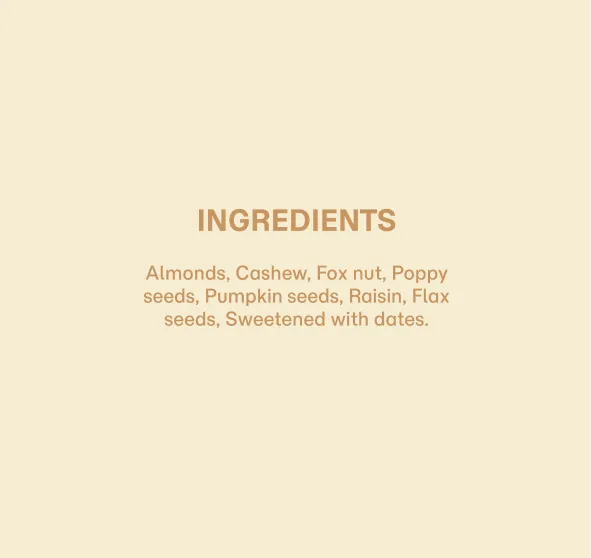 Almond Makhana Granola with Dates (Small)