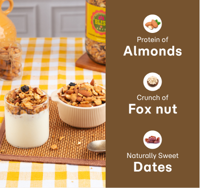 Almond Makhana Granola with Dates (Big)