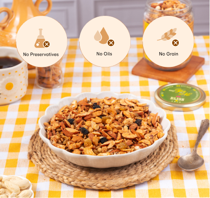 Almond Makhana Granola with Dates (Small)