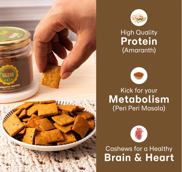 Amaranth Protein Peri Peri Bites