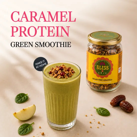 Caramel Protein Green Smoothie