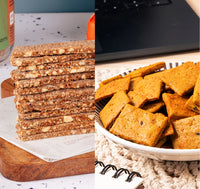 Chocolate Almond Biscotti 200g +  Amaranth Protein Peri Peri Bites 150g