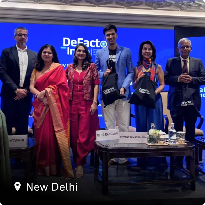 DeFacto India’s Founding Convening in Delhi with FSSAI CEO as Chief Guest