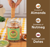 Almond Biscotti Nut Based 200g + Makhana Kalonji Mathri 150g