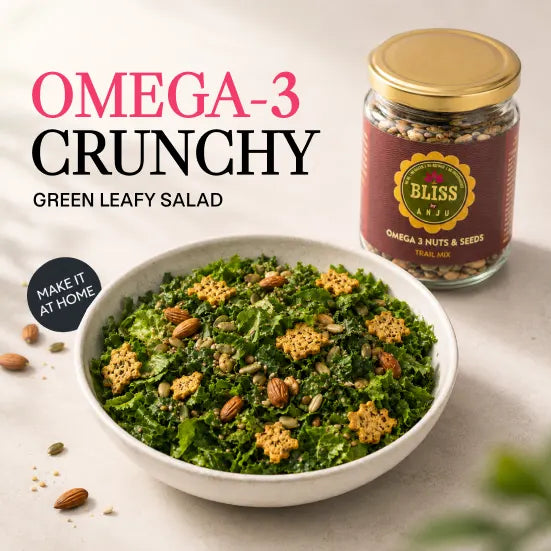 Omega 3 Crunchy Green Leafy Salad