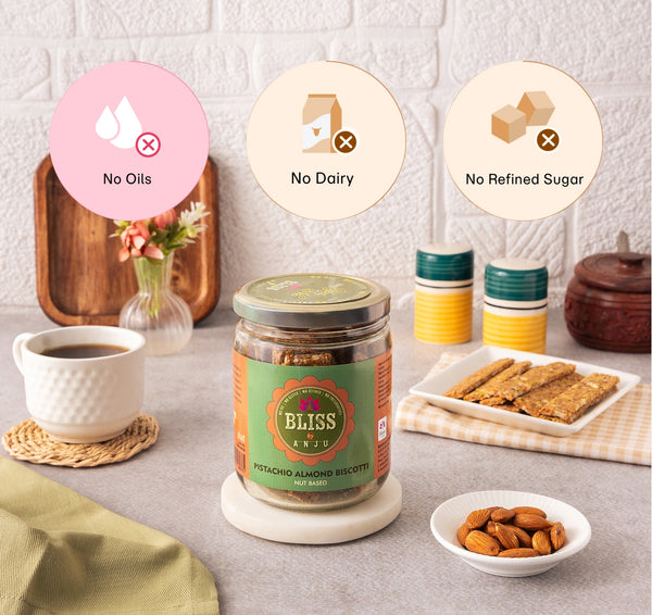 Pistachio Almond Biscotti Nut Based