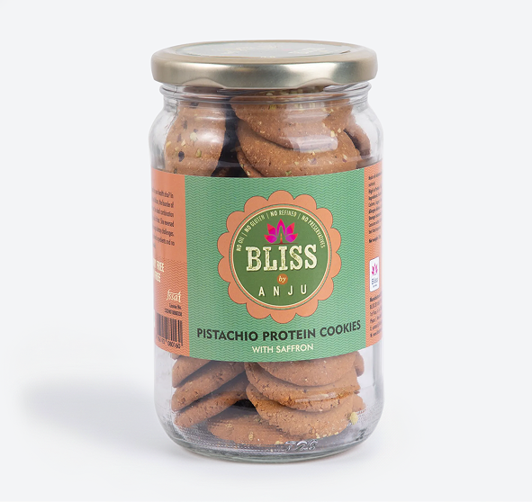 Channa Sattu Pistachio Protein Cookies (Big)