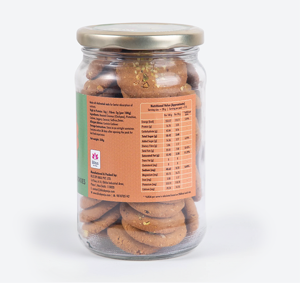 Channa Sattu Pistachio Protein Cookies (Big)