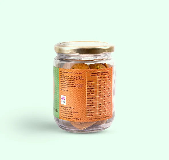 Channa Sattu Pistachio Protein Cookies (Small)