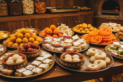 They are sweets made from local halwai in India