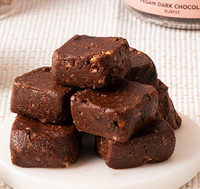 Vegan Dark Chocolate Burfee