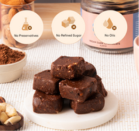 Vegan Dark Chocolate Burfee