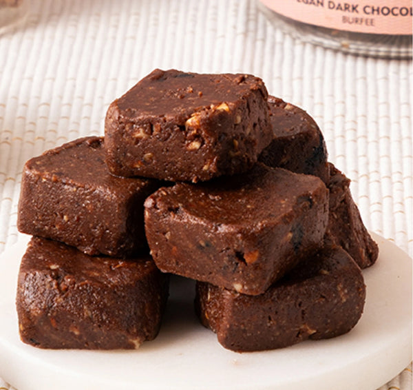 Vegan Dark Chocolate Burfee
