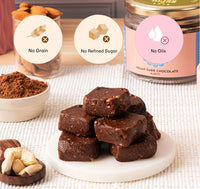 Vegan Dark Chocolate Burfee